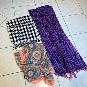 3 scarf bundle